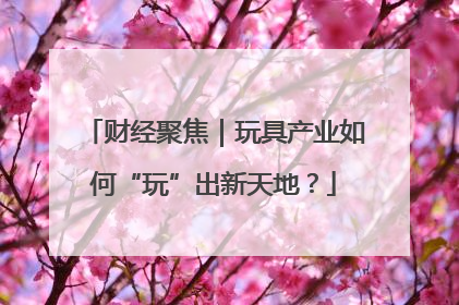 财经聚焦｜玩具产业如何“玩”出新天地？