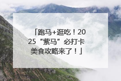 跑马+逛吃！2025“紫马”必打卡美食攻略来了！