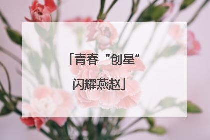青春“创星” 闪耀燕赵
