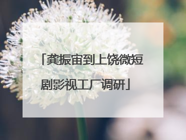 龚振宙到上饶微短剧影视工厂调研