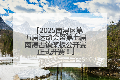 2025南浔区第五届运动会暨第七届南浔古镇桨板公开赛正式开赛！